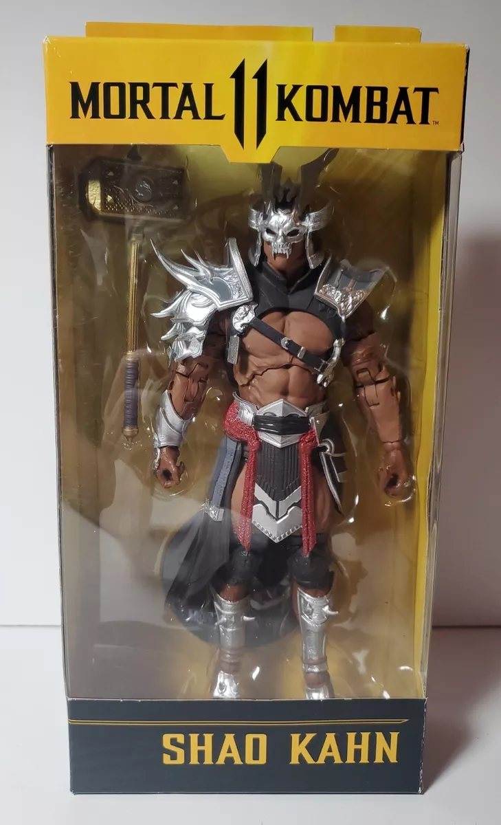  McFarlane Toys Mortal Kombat Shao Kahn (Platinum Kahn) 7  Action Figure with Accessories : Toys & Games