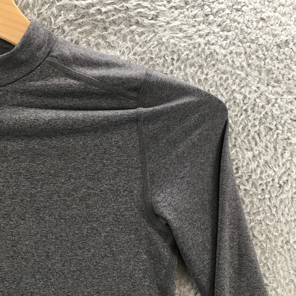 Under Armour Fitted Cold Gear Top Youth Girls YXL Grey Compression Activewear - Image 3 of 4