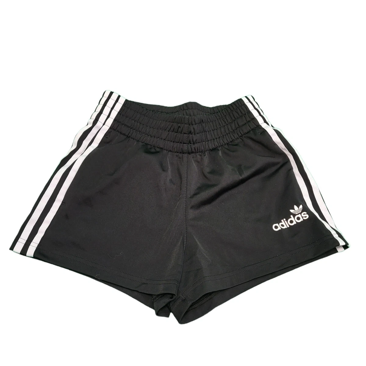 C900 WOMENS ADIDAS ORIGINALS BLACK WHITE TRIM HIGH WAIST SPORTS