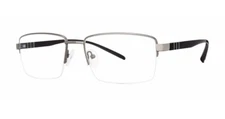 MODERN OPTICAL BMEC BIG REWARD MEN'S EYEGLASSES 58-18-145 GUN/BLK W/ SOFT CASE