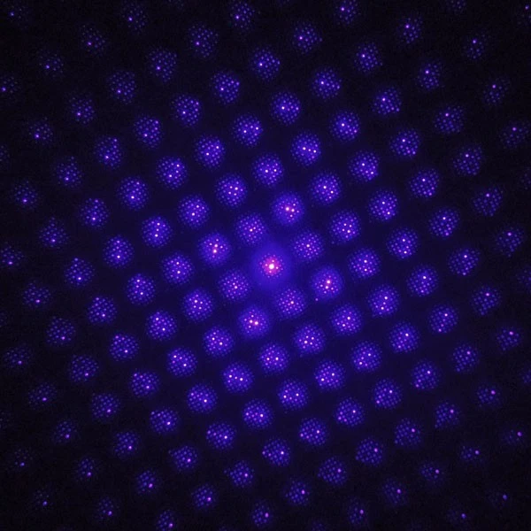 2in1 405nm Blue Purple Laser Pointer Pen Visible Beam Lazer Light + Star Cap - Image 2 of 4