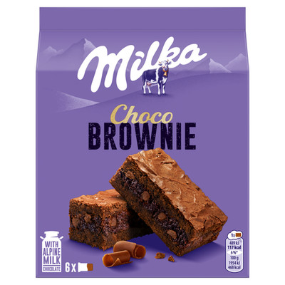 Milka Choco Brownie Cookies mit Schokoladen- und Milchschokoladenstückchen