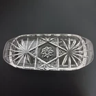 VIntage, Anchor Hocking Glass Butter Dish Star Pattern, no lid,