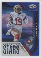 2022 Certified Certified Stars Mirror Blue 5/75 Deebo Samuel #CS-19 0qw3