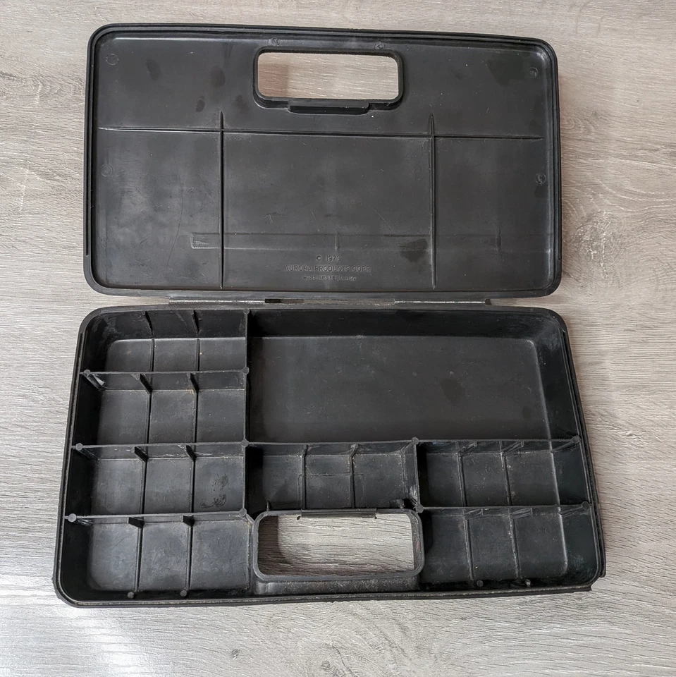 Aurora AFX Vintage Pit Kit Escala HO Estuche de Almacenamiento/Transporte - Usado, Buen Estado Foto 3 de 4