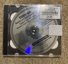 TOSHIBA RECOVERY Disc Applications & Drivers