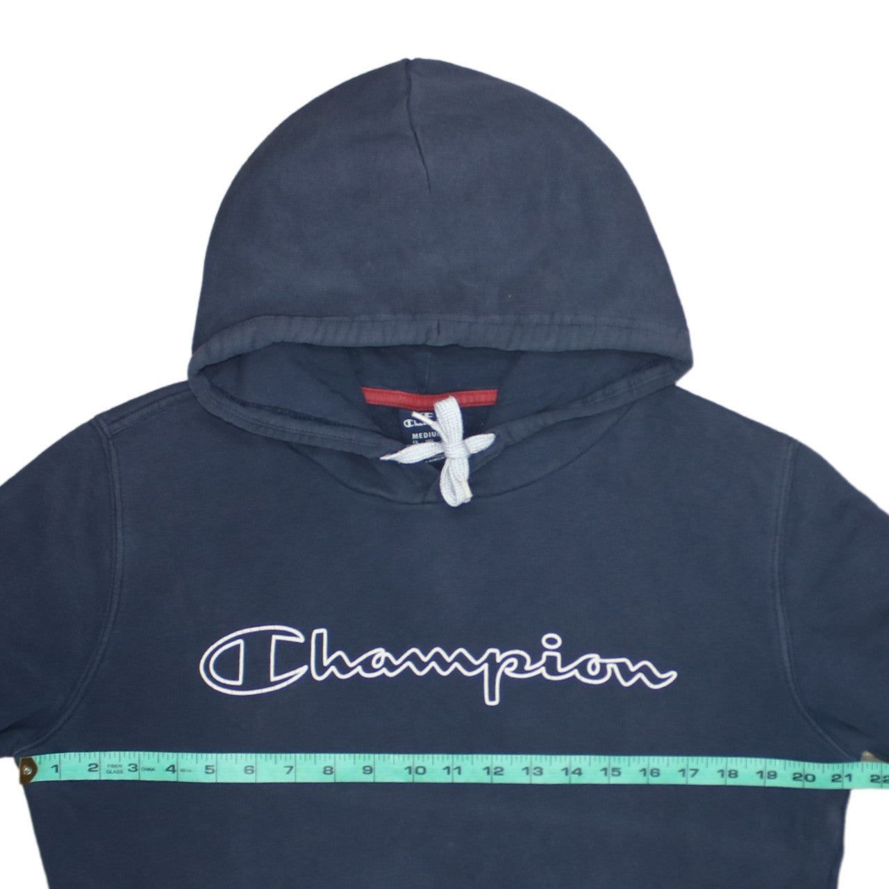 Champion Blue Hoodie Mens M image 5