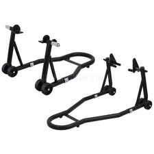 Motorcycle Stand Front Rear Wheels Lift 1100 lbs Spoolift Paddock Swingarm