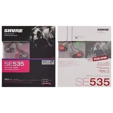 NEW Shure SE535 Headphone 6BA Human Voice 3.5mm Sound Isolating Earbuds Set Box