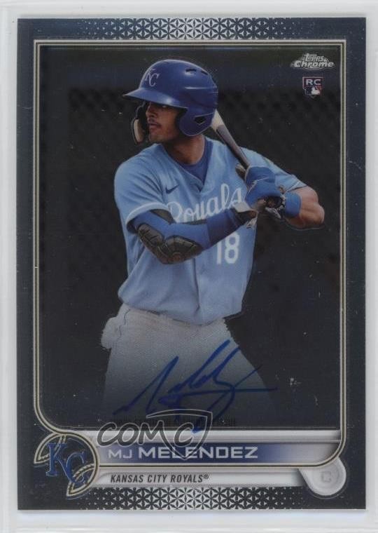 2022 Topps Chrome Rookie Auto MJ Melendez #RA-MJM Auto 0p1q