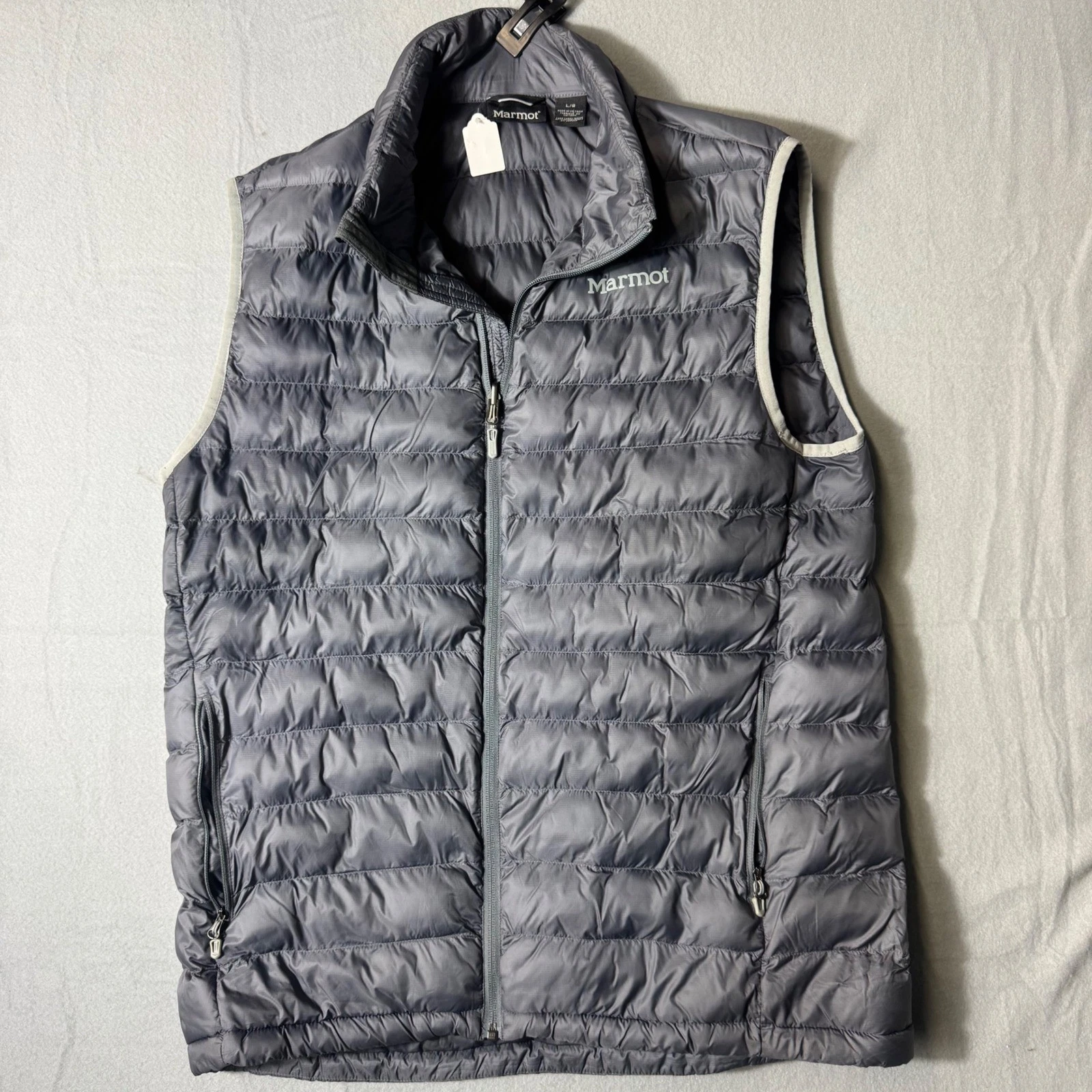 Marmot Quasar Nova Down Vest Mens Large Grey 800 Fill Puffer Lightweight
Opens in a new window or ta