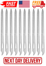10 Pcs Stainless Steel Double-sided Metal Nail Files for Fingernails  Toenails