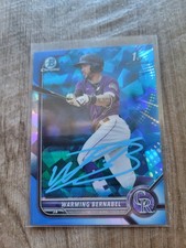 Warming Bernabel Signed 2022 1st Bowman Prospects Baseball Card Rockies #BCP-46