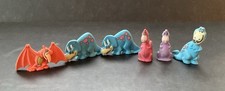 Lot of 6 Vintage Fruity Pebbles Flintstones Cereal Premium Toy Figure Dinosaurs