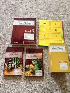 All About Reading Level 3 COLOR Teachers Manual Word Cards Card Box 2 Readers