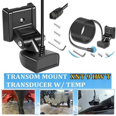 For Humminbird XNT-9-HW-T HELIX CHIRP Transom Mount Transducer w/Temp 710274-1