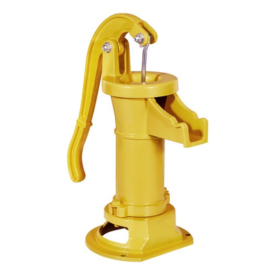 #ad #ad Uimoso Antique Cast Iron Manual Water Pump 25ft Hand Pitcher Pump Yellow Finish $40.84