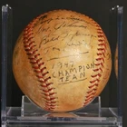 1947 New York Yankees Team-Signed Baseball / BAS AUTO AE84125 / Reynolds Shea