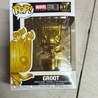Funko Pop! Marvel Studios First Ten Years Groot #378 Gold Metallic Bobble-Head