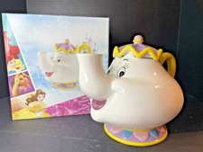 MRS. POTTS Ceramic Teapot VANDOR Figure, Disney Princess Beauty  the Beast 48oz