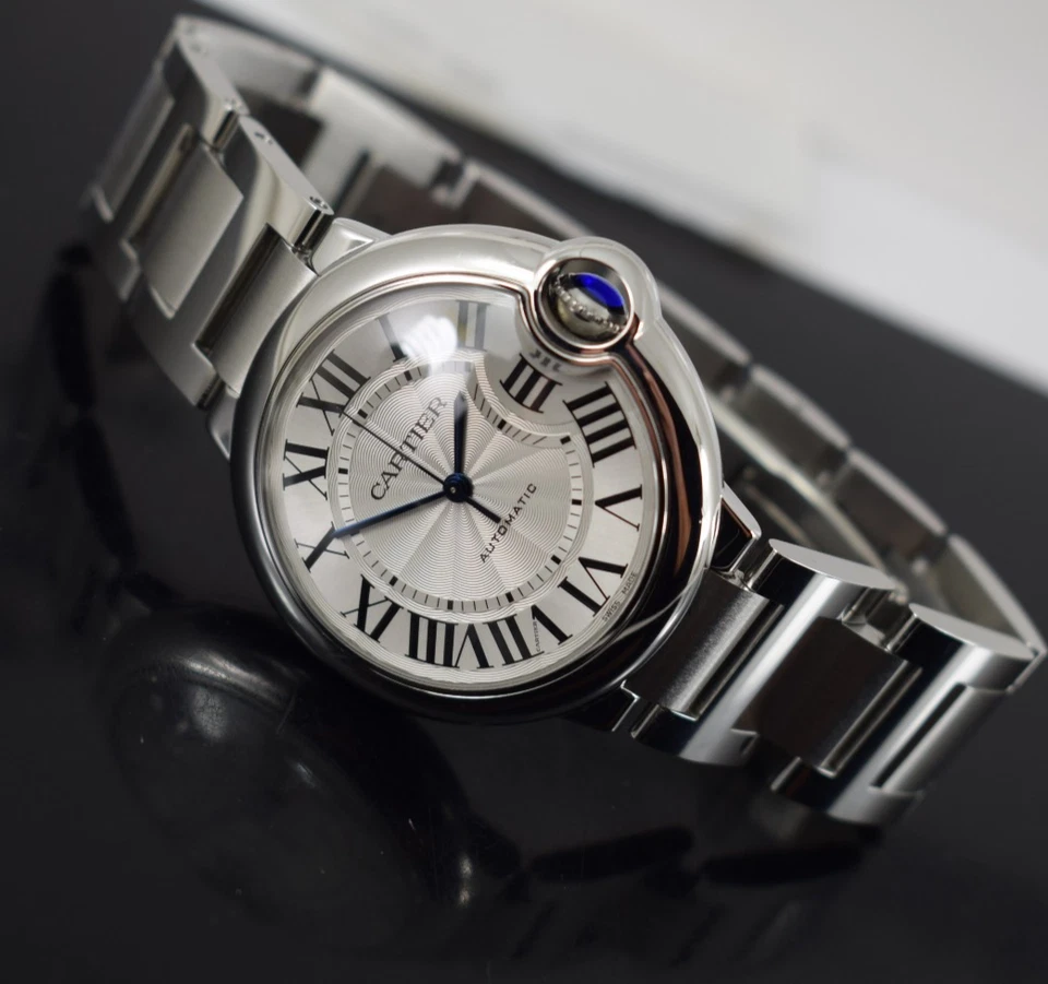 Cartier ballon bleu 36mm £6350 gents unisex box papers 1 yr gtee w6920046 model - Image 4 of 4