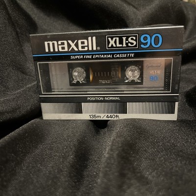 1 NEW MAXELL XLI-S TYPE-I 90 MINUTE  CASSETTE TAPE SUPER FINE SEALED JAPAN