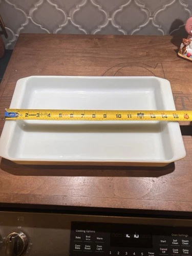 Vintage Pyrex Lasagna Pan 933 - Golden Butterfly Ovenware Made in USA