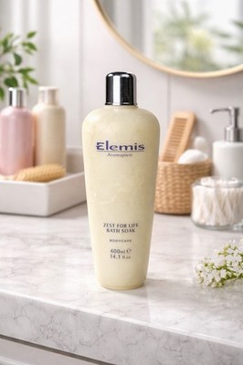 Elemis Aromapure Zest For Life Bath Soak 400ml 13.5 fl. oz. disc