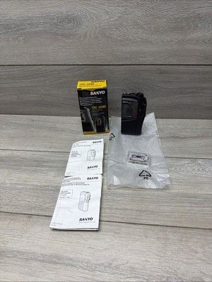 Sanyo TRC-525M Talk Book MicroCassette Diktiergerät Diktiergerät Diktier schwarz