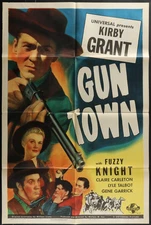 Gun Town (1946) Original Western Movie Poster Folded 27x41