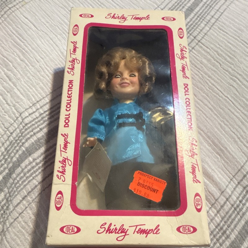 Ideal Shirley Temple Doll Collection Play Doll 1982 Blue Outfit Collector Toy