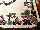 Handmade Appliqued / Embroidery Cotton Quilt   87" x 87" — photo 3