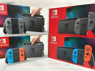 Nintendo Switch Console HAC-001 HAC-001(-01) region free fullset V1 V2  from  US