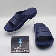 OOfos OOriginal  Men's Navy Blue Ooahh Sport Slide Sandals  Size M9/Wo's 11 2636