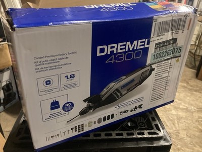 Dremel 4300 Variable Speed Rotary Tool Kit 1.8 Amp w/ 45 Accessories Case