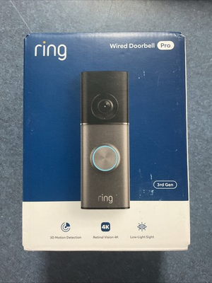#ad #ad Ring Wired Doorbell Pro 4K Newest Model 3rd Gen Sealed $131.00