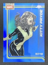Kitty Pryde 2026 Topps Chrome Marvel Comics Blue Refractor Base /150 #66