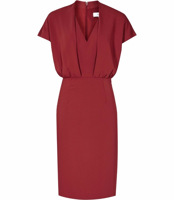 reiss rust dress