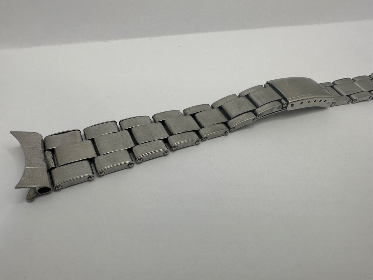 Original Rolex 7205 Bracelet band Steel RIVET Endlinks 60 Vintage