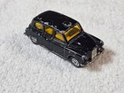 VTG CORGI London Taxi Diecast Car Made in Great Britain Black Yellow Interior