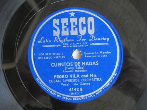 Cuban Riverside Orchestra 78 RPM Record Havana Cuba Kimbo Pedro Vila Tito Gomez - Picture 5 of 6