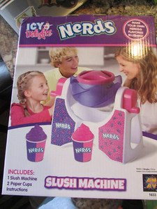 Nerd's Slushie Maker Slush Machine Slushy Maker Fun for Kids! appears unused