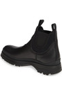 100% AUTHENTIC NEW MEN PRADA NOVO BLACK LEATHER CHELSEA BOOTS UK 12/US 13 — photo 4