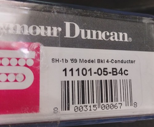 Seymour Duncan SH-1b '59 Model Humbucker Bridge Pickup - Black 4 Conductor - Picture 2 of 2