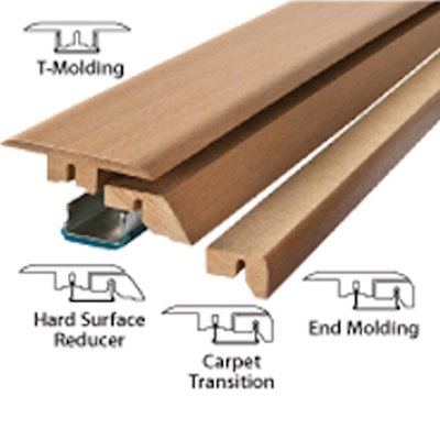 2-Traditional Living 4 in 1 Transition Molding 39 3/8'' - OAK 