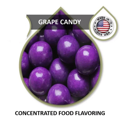 SageFox Grape Candy Concentrated Food Flavoring, 1 Ounce/30ml. Made In USA