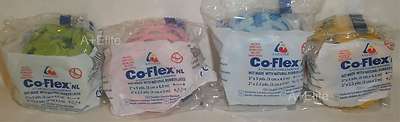CO-FLEX NL Cohesive Bandage Self Adherent Kids Color Wrap 2''x5Yd LATEX FREE USA