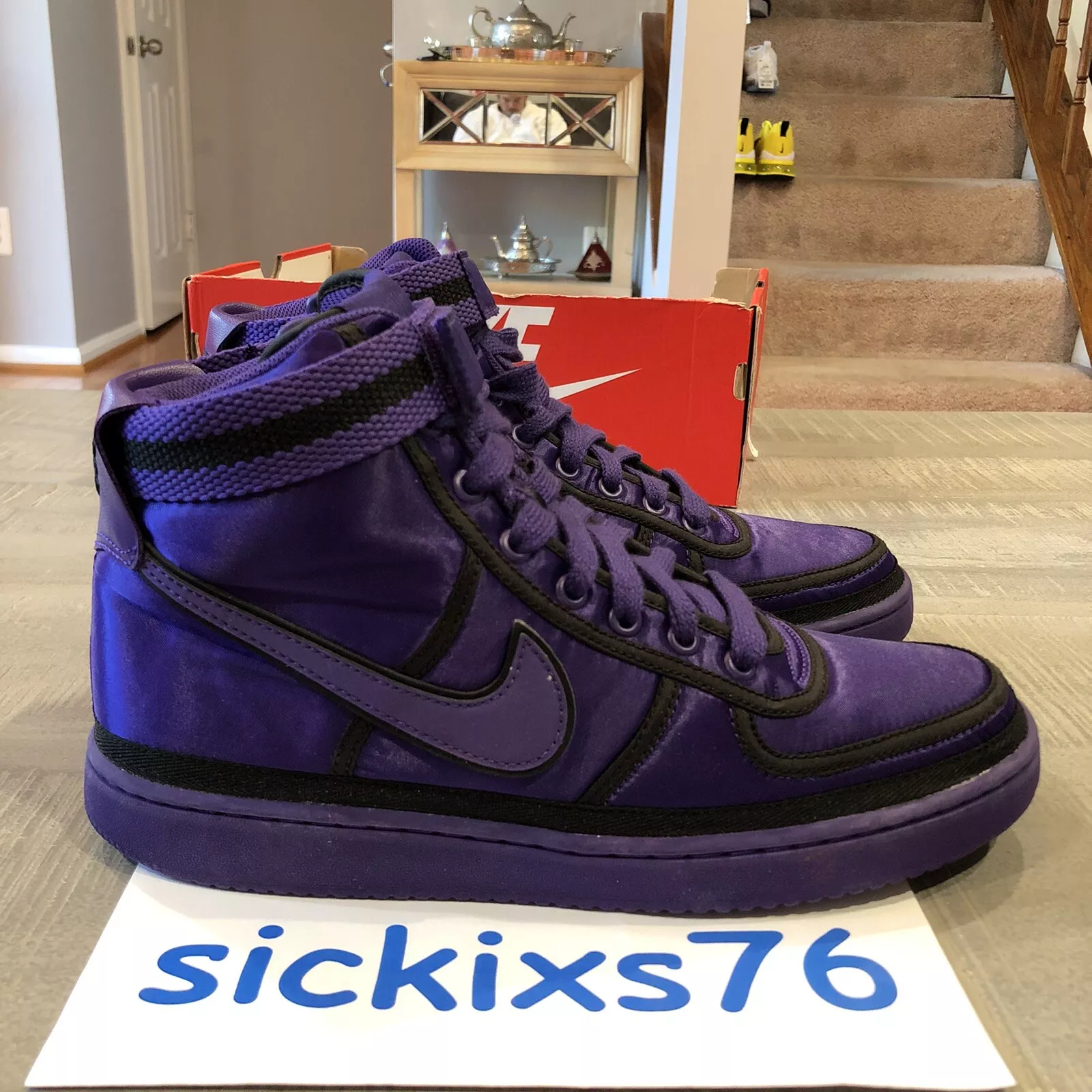 DS Homme NIKE VANDAL HIGH SUPREME QS PRPL « Court Purple » S 8,5 11,5 [AQ2176 500]