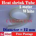 Heat Shrink tube Heatshrink tubing Sleeving White Diameter=12mm 1meter  AU STOCK