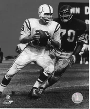 JOHNNY UNITAS BALTIMORE COLTS 8X10 SPORTS PHOTOGRAH NFL HOF